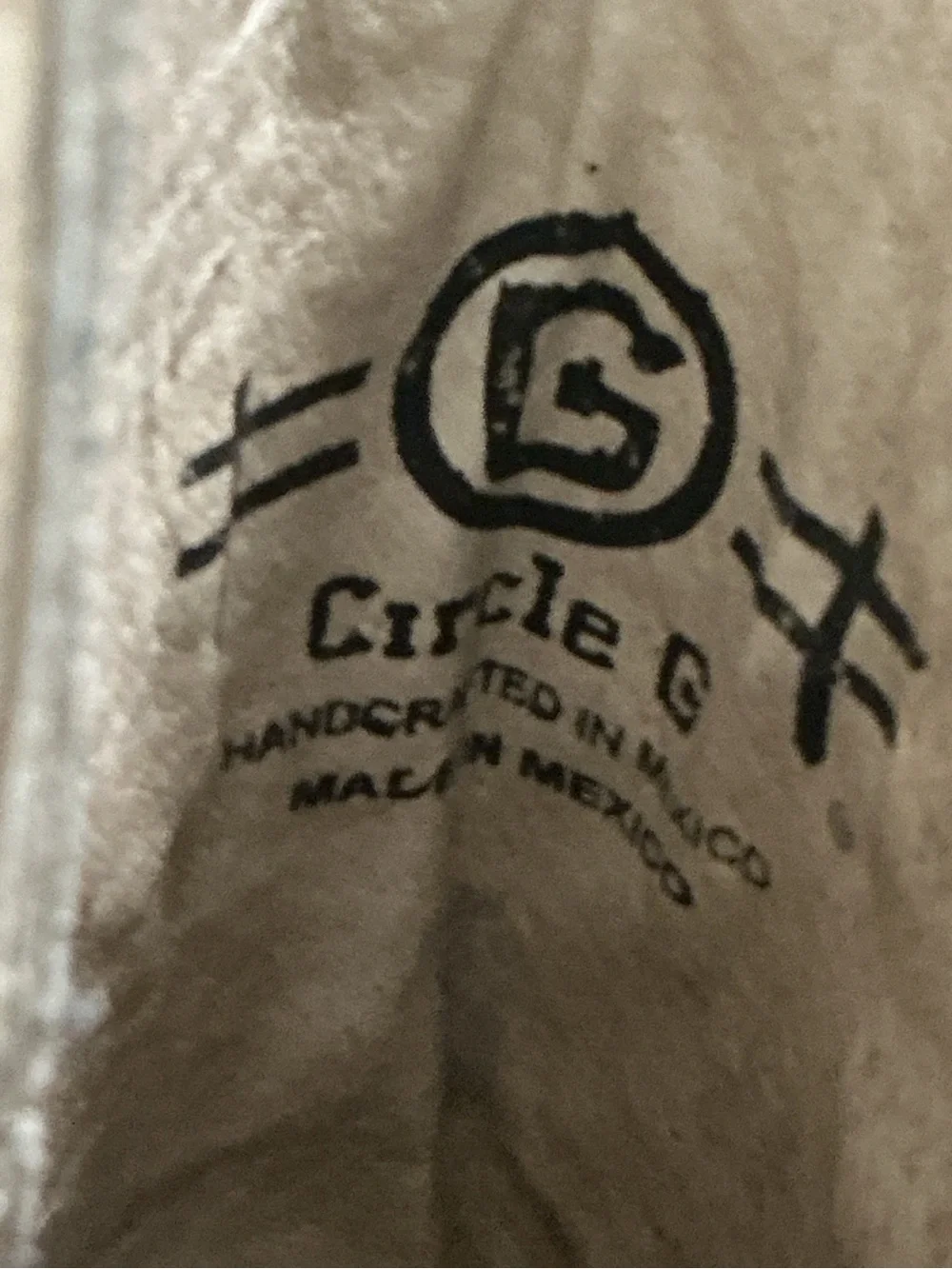 Circle G Distressed Brown Embroidered Western Boots